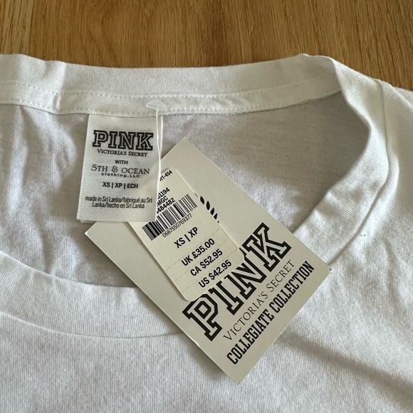 Pink VS Collegiate Collection UVA Shirt | Pink University of Virginia Tee NWT - Picture 4 of 10